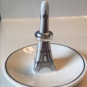 Coach sterling silver ring